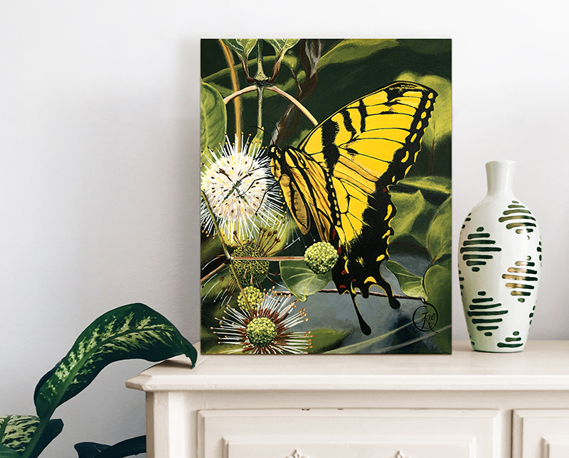 Swallotail Butterfly acrylic painting